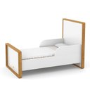 Ver imagem 5 de Dormitório Tutto New 4 Portas, Cômoda 1 Porta, Berço Branco Soft/Freijó - Matic Móveis