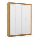 Ver imagem 2 de Dormitório Tutto New 4 Portas, Cômoda 1 Porta, Berço Branco Soft/Freijó - Matic Móveis