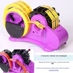 Suporte Fita Adesiva Termica Sublimaçao Porta Caneta Aplicador Multiplo Corte Mesa Empresa Trabalho  - 4