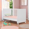 Berço Mini Cama Com Rodízio Doce Sonho Cor Branco QMovi 1344.5/913.5 - BRANCO - 2