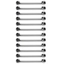 Ver imagem 1 de Barra de Apoio 60cm Aço Inox Kit 12 Unidades Suporte Acessibilidade Gestante Banheiro Box Escada Cor