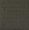 Ver imagem 3 de Kit 10 Placas Decorativas 3D Tijolinho Preto 50x50 cm