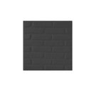 Ver imagem 4 de Kit 10 Placas Decorativas 3D Tijolinho Preto 50x50 cm