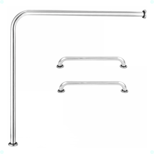 Alça Barra de Apoio 70x70 com 2 Alças 30cm Cadeirante, Idoso Único