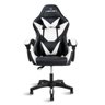 Cadeira Gamer Preto e Branco Healer Lancer Reclinável Giratória - 4