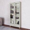 Ver imagem 1 de Armário para Escritório 2 Portas 100% MDF Branco/Off White