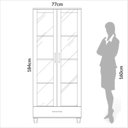 Ver imagem 5 de Armário para Escritório 2 Portas 100% MDF Branco/Off White