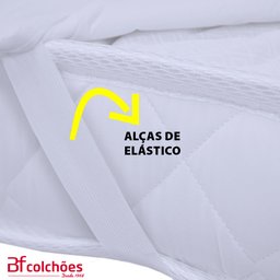 Kit Colchão Chiqueirinho Cercadinho Mini Berço + Protetor Capa Impermeável 100x70x10CM BF Colchões - 8