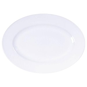 Kit 4 Baixelas de Porcelana Travessa Oval Tramontina Restaurante Buffet Maria Augusta