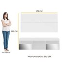 Ver imagem 7 de Rack com Painel TV 65" e Espelho Flórida Multimóveis V3137