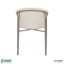 Ver imagem 5 de Kit 2 Cadeiras Alessia em Pp Preto em Tecido Cinza ou Pp Areia em Tecido Off White - Rivatti