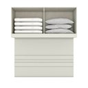 Ver imagem 6 de Guarda-roupa 326,5 X 161,5cm de Canto Queen 5 Peças Seletto Henn - Areia Hp