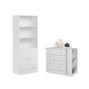 Ver imagem 4 de Cômoda com Mesa Giratória Gamer Branco Qmovi