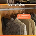 Ver imagem 6 de Guarda Roupa Casal Rubi 2 Portas de Correr 4 Gavetas MDP com Espelho Madeirado-Off White