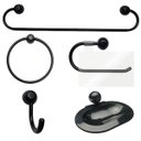 Ver imagem 1 de Kit Para Banheiro 5 Peças Preto | Japi