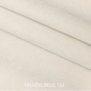 Ver imagem 5 de Poltrona Fontana Veludo Bege Base em Metal Preto e Madeira