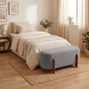 Ver imagem 5 de Puff Recamier Organico Imperial 100 cm Boucle Cinza Impo