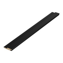 Painel Ripado Eucatex Ru Preto Cx 6 Und - br 2,70m - Única Único - 2