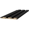 Painel Ripado Eucatex Ru Preto Cx 6 Und - br 2,70m - Única Único - 3