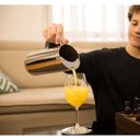 Ver imagem 5 de Jarra Inox com Aparador de Gelo 1,5 Litros Alça Suco Água Drinks Bar Casa Cozinha Servir Mesa