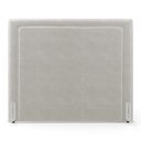 Ver imagem 7 de Cabeceira Cama Box Casal Padrão Alba 140cm com Frame Veludo Bege Claro - Desk Design