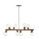 Ver imagem 1 de Lustre Pendente Taschibra Amora Cobre Para 8 Lâmpadas E27 Bivolt