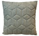 Ver imagem 1 de Almofada 50x50 em Boucle Verde C/bordado Metalasse:bordado Metalasse