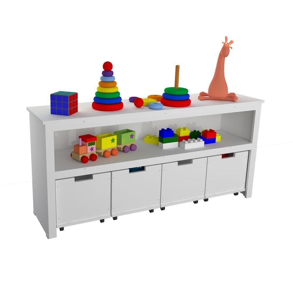 Organizador Infantil com Baús Amy 100% Mdf