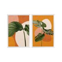 Ver imagem 1 de Kit 2 Quadros para Decoração Plantas Colorido Cozinha