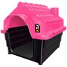 Casinha de Cachorro Cães Dog Número 5 Raças Médias Plástica Desmontável Rosa Rinopet Tamanho N5 - 1