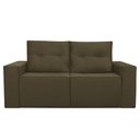 Ver imagem 2 de Sofá 2 Lugares Onix 1,80M para Sala Confortavel Sued Herrero:Marrom Claro