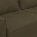 Ver imagem 5 de Sofá 2 Lugares Onix 1,80M para Sala Confortavel Sued Herrero:Marrom Claro