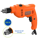 Ver imagem 1 de Furadeira Martelete Elétrica Impacto Mandril 10mm 550w 127v Black&decker