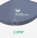 Ver imagem 2 de Assento Sanitário Incepa 6lpf Thema Cinza Escuro Mdf Sicmol