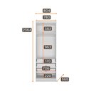 Ver imagem 7 de Closet Modulado Safira 009 Clic Moveis Branco