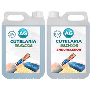 Resina Epóxi para Cutelaria Blocos Ag 1kg