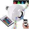 Lâmpada Caixa De Som Bluetooth Com Controle + Soquete Bocal - 2
