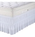 Ver imagem 1 de Saia de Cama Box MILÃO Tamanho Casal Branco