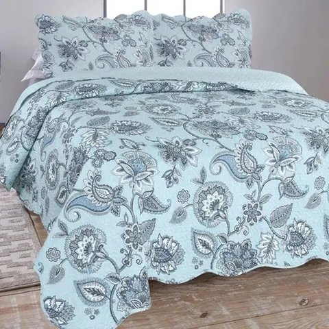 Colcha Cobre Leito Ultrassonic Dupla Face Estampada Queen 240x260cm - Araguaína