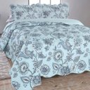 Ver imagem 1 de Colcha Cobre Leito Ultrassonic Dupla Face Estampada Queen 240x260cm - Araguaína