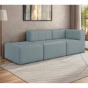 Ver imagem 2 de Sofá Modulado 3 Lugares 231cm Espuma D33 Multimóveis Cr45353 Azul