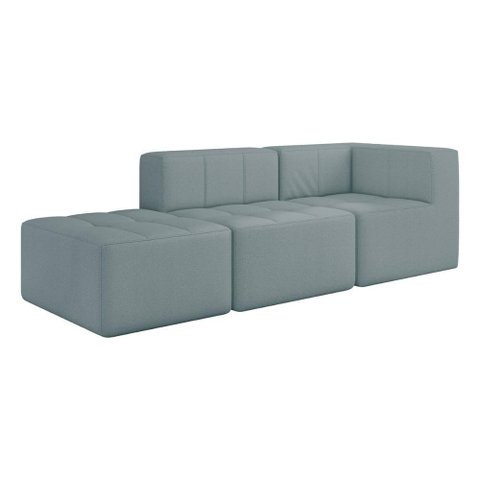 Sofá Modulado 3 Lugares 231cm Espuma D33 Multimóveis Cr45353 Azul