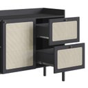 Ver imagem 6 de Aparador Balcao Buffet 183 Cm Pes Madeira 27935 Oslo Nero Artesano