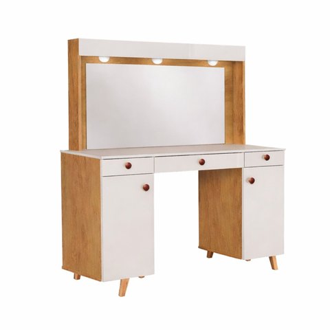 Camarim Top Canelato com Off White - Trinobel
