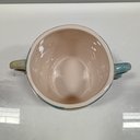 Ver imagem 6 de Cachepô Vaso Decorativo Planta Cerâmica 15x22x22cm Azul