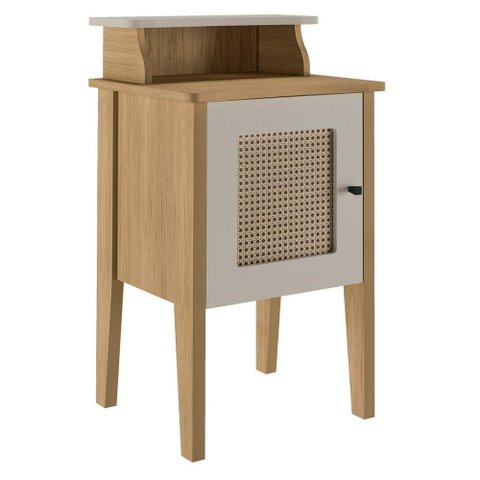 Mesa de Canto e Cabeceira Mesinha de Apoio Charlotte Carvalho | Off White