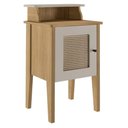 Ver imagem 1 de Mesa de Canto e Cabeceira Mesinha de Apoio Charlotte Carvalho | Off White