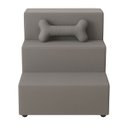 Ver imagem 2 de Escadinha para Pet Escada Filhotinhos Subir no Sofá e Cama Cinza