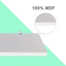 Kit 4 Prateleiras em MDF branco 30x10cm para qualquer ambiente organização Sala cozinha - 3