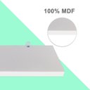 Ver imagem 3 de Kit 4 Prateleiras em MDF branco 30x10cm para qualquer ambiente organização Sala cozinha